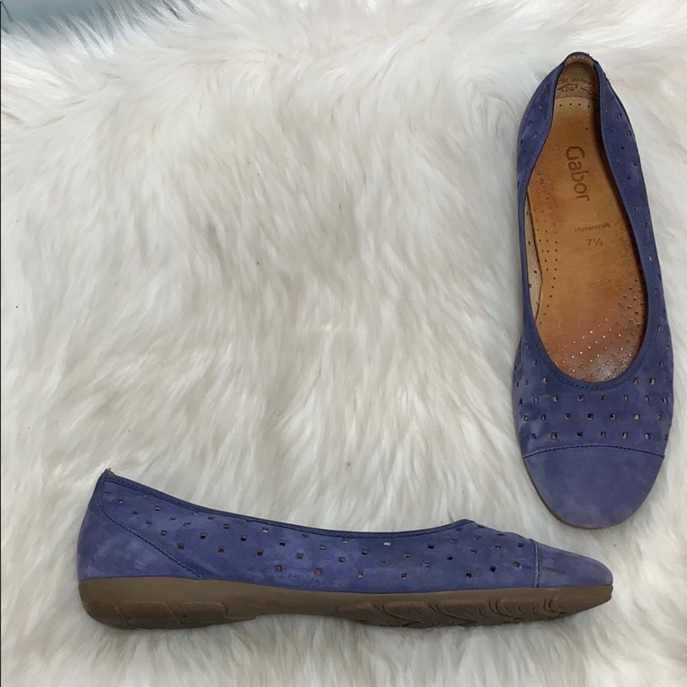 Gabor Hovercraft Suede Flats Size‎ 7.5